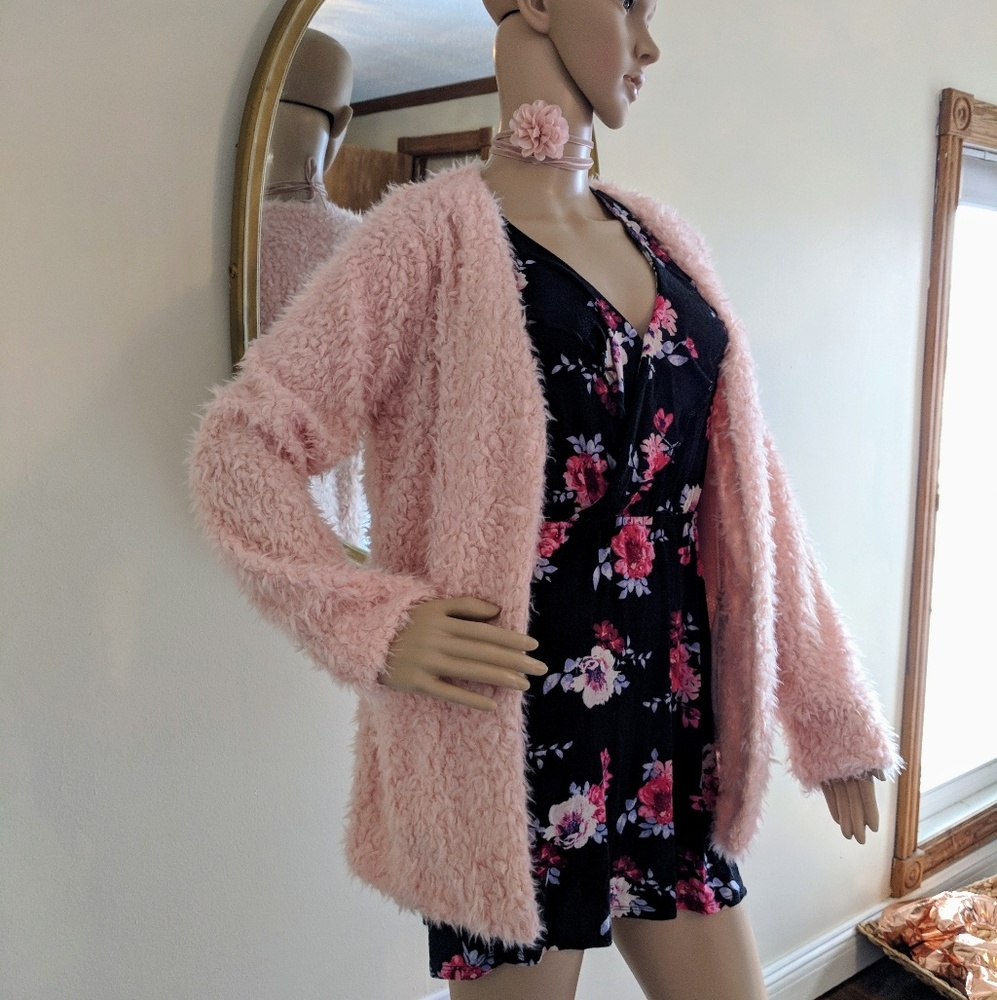 Pink sweater or cardi